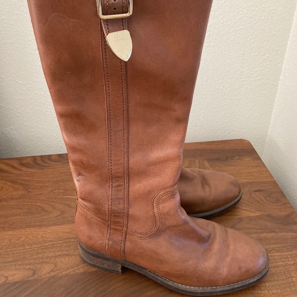 Coach Leather Boots